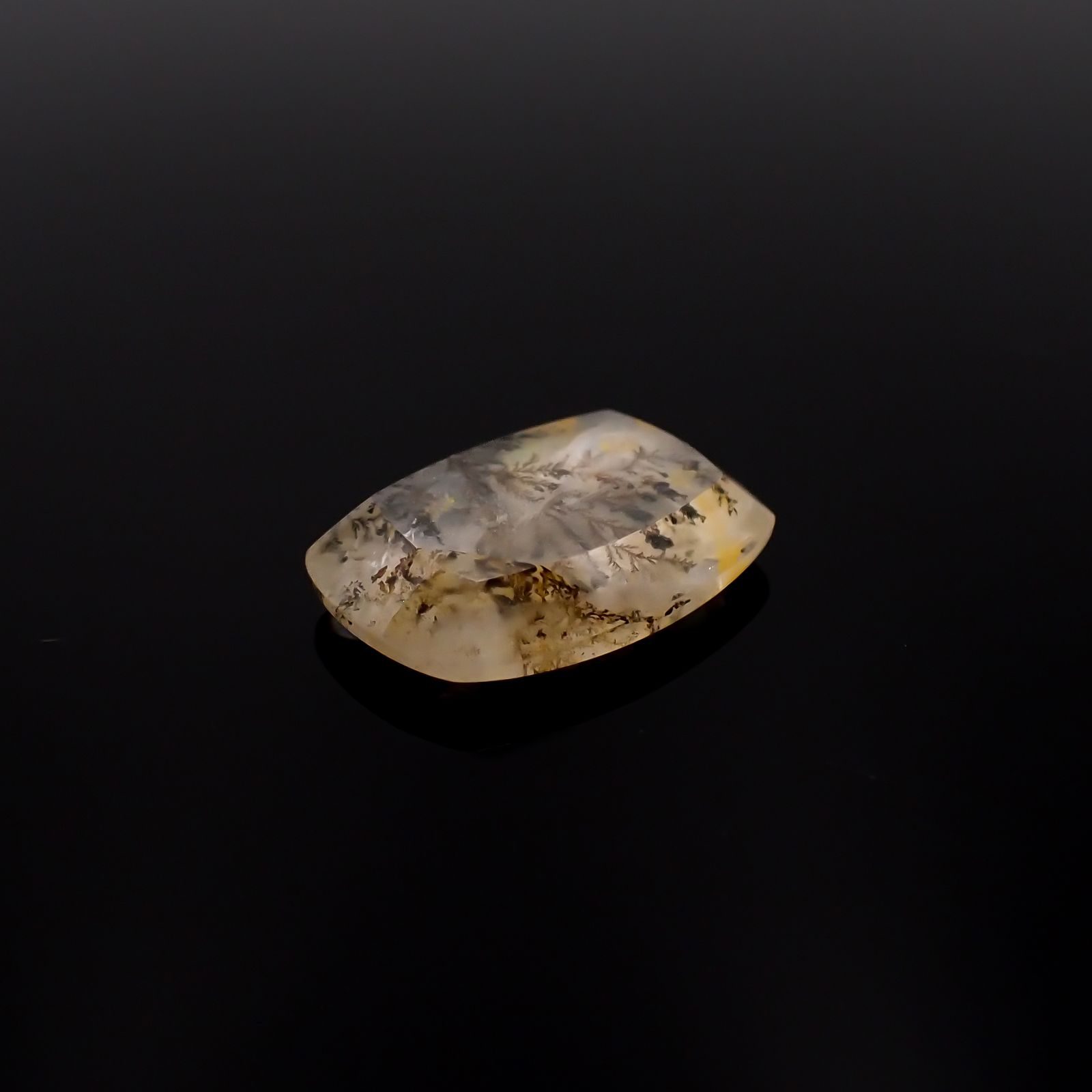 デンドリチッククォーツ ブラジル産 4.21ct[230823248]10.2x14.1mm前後