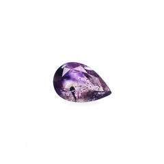 アメジストエレスチャル ナイジェリア産 4.02ct[231224660]14x9.2mm前後