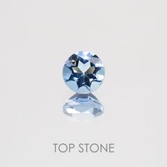サンタマリア アクアマリン ブラジル・サンタマリア鉱山産 ルース 0.24ct[21029125]4×4mm前後