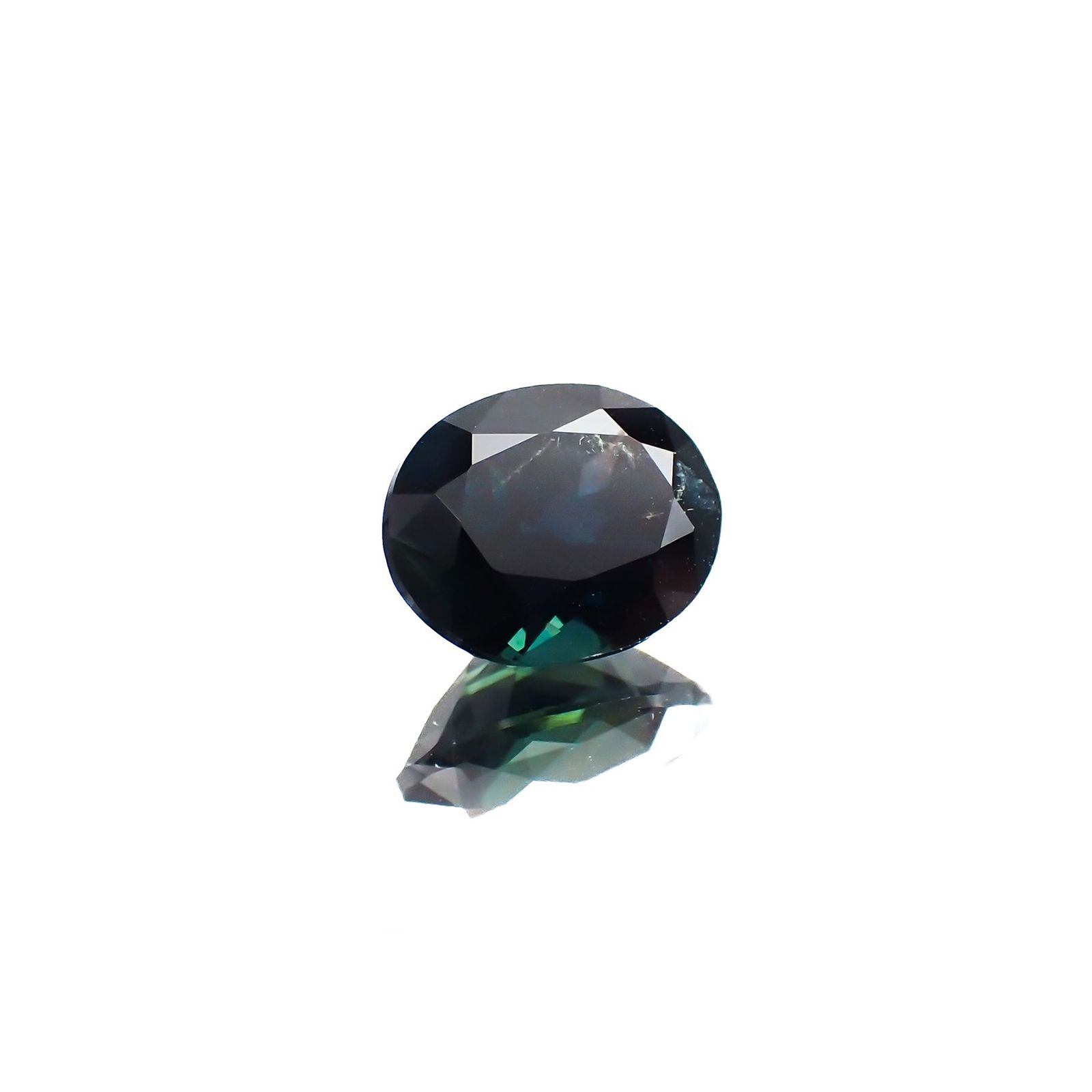 ゴールドシーンサファイア(宝石名シーン・サファイア)ケニア産 識別済 1.32ct / 7.1x5.7mm前後 [221018891]