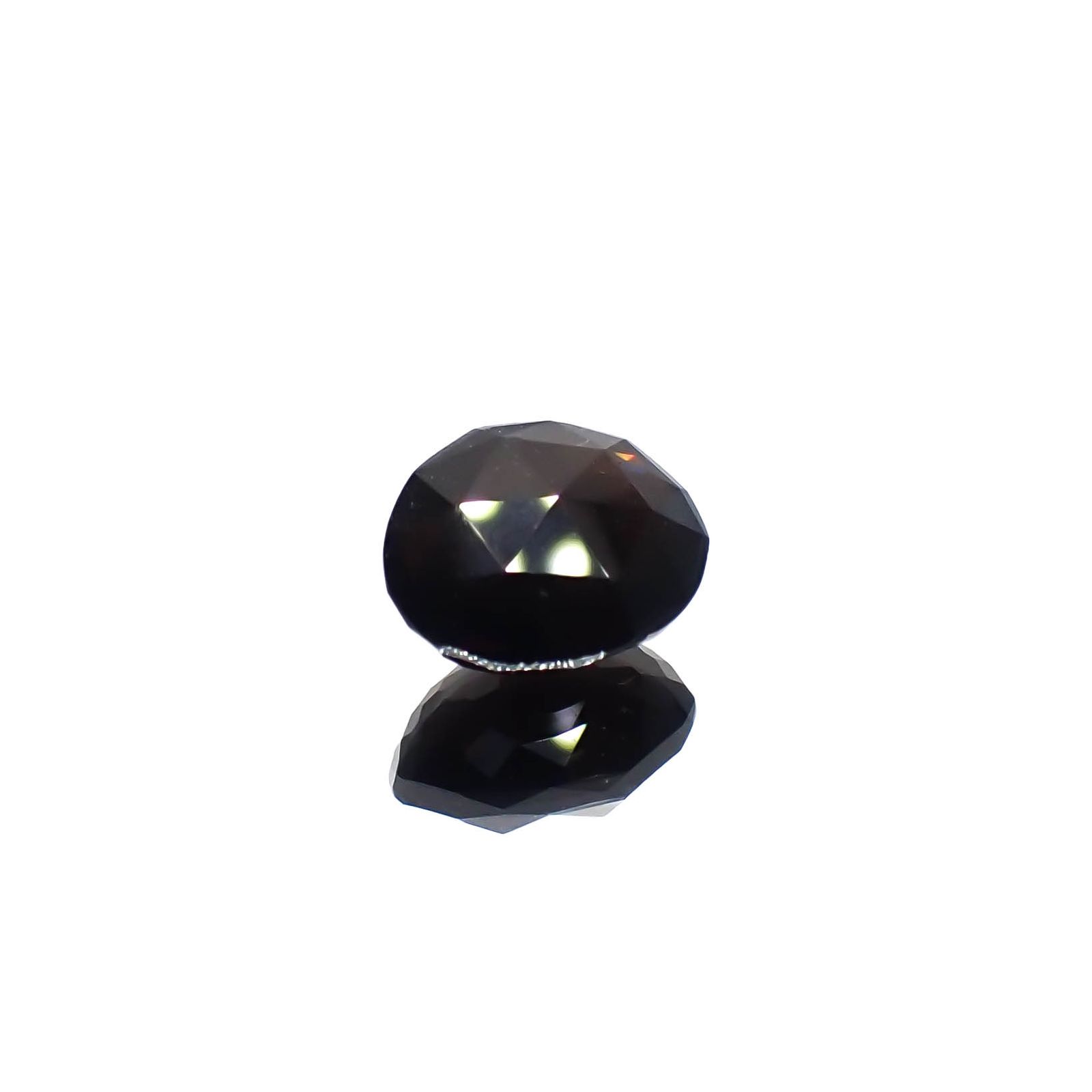 ◇カスタムローズカット◇モリオン チベット産 3.51ct[240427375]10.9x8.6mm前後