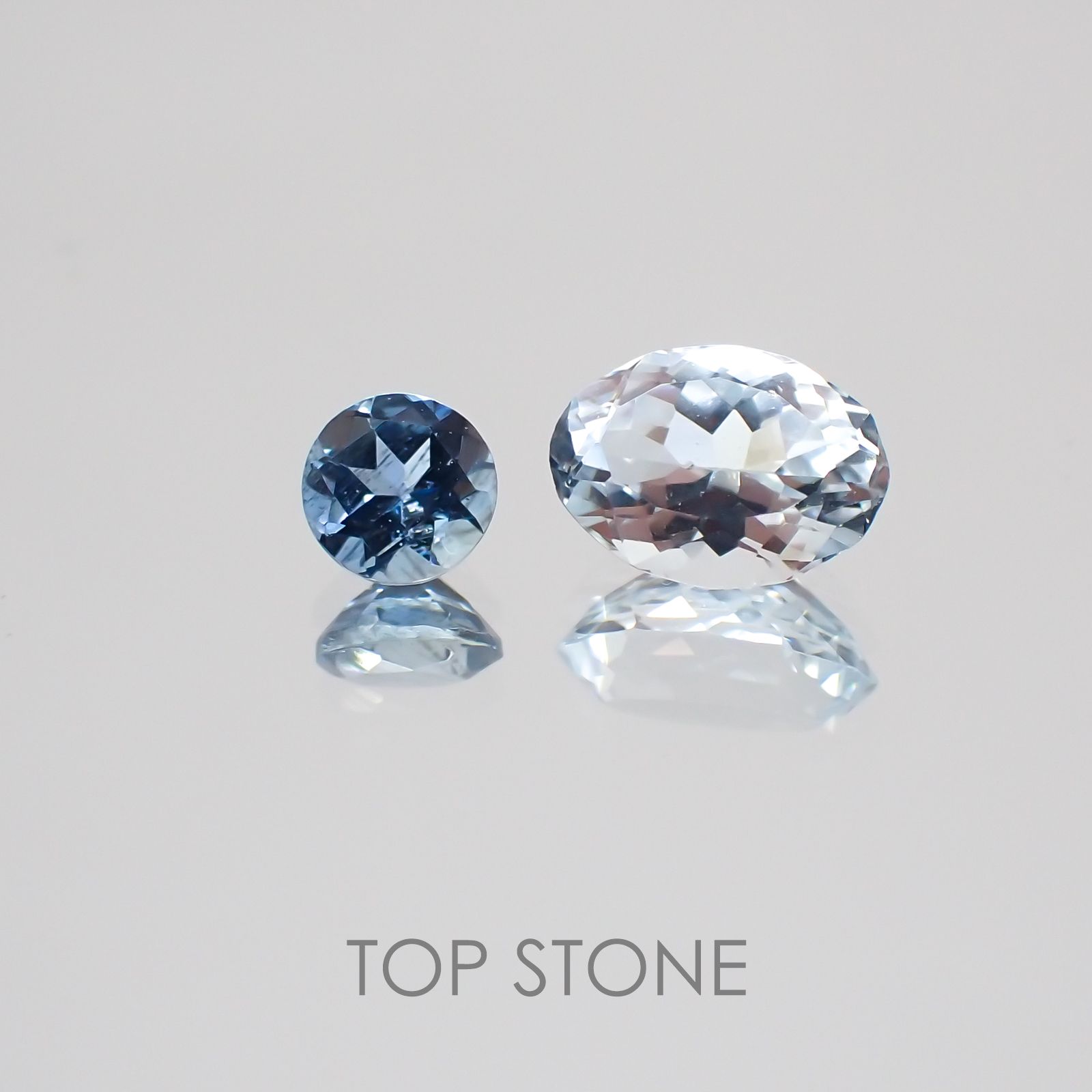 サンタマリア アクアマリン ブラジル産 ルース 0.22ct[20129118]3.9×3.9mm前後