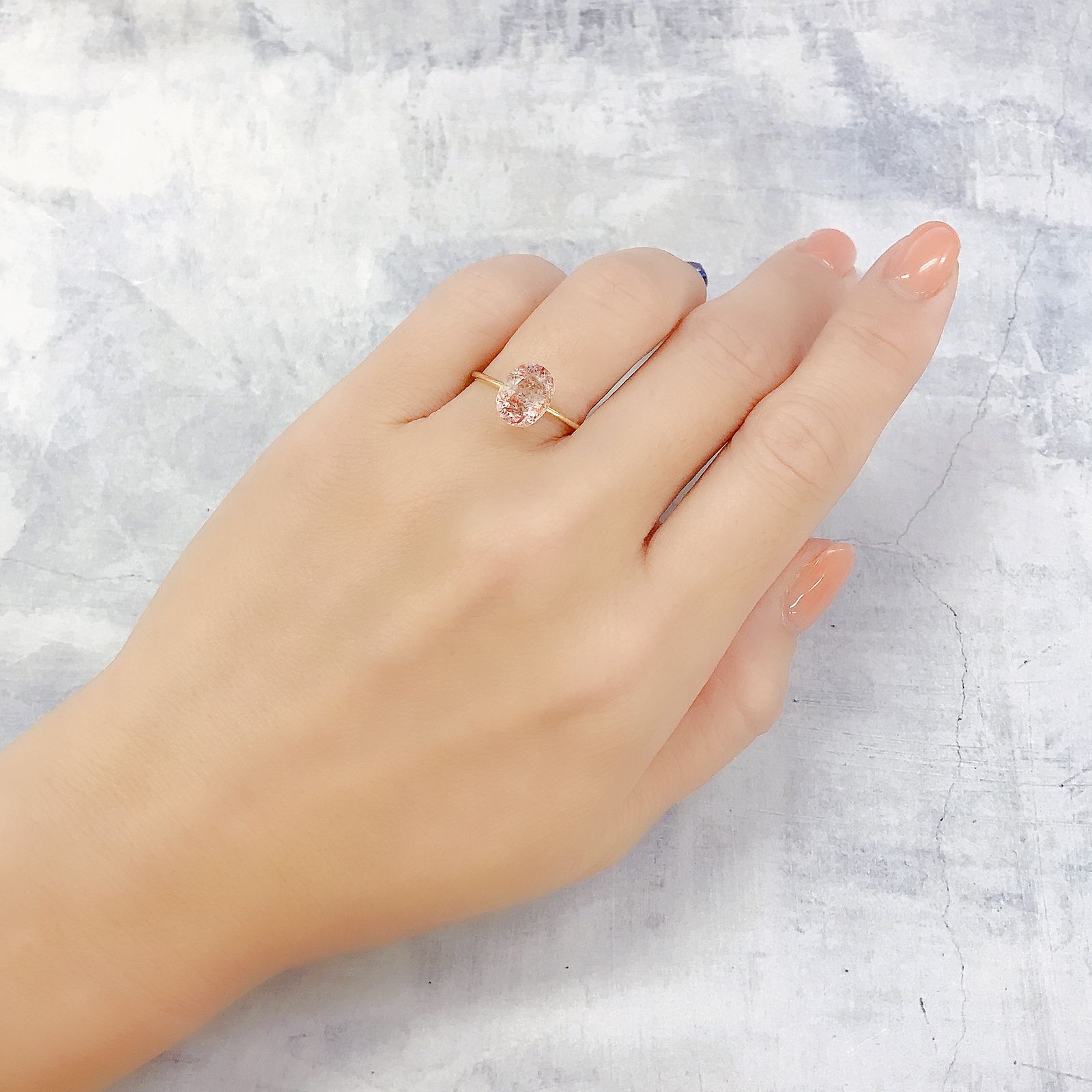 ファイヤークォーツ ナイジェリア産 1.76ct[220917576]9.1x7.1mm前後