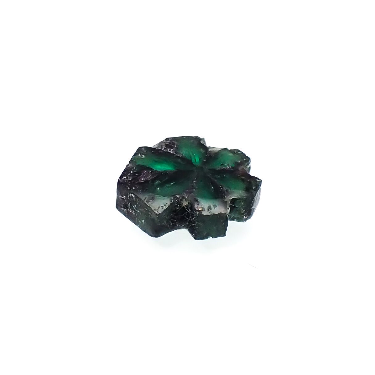 トラピッチェエメラルド コロンビア産 0.58ct[230923485]5.6x6.7mm前後