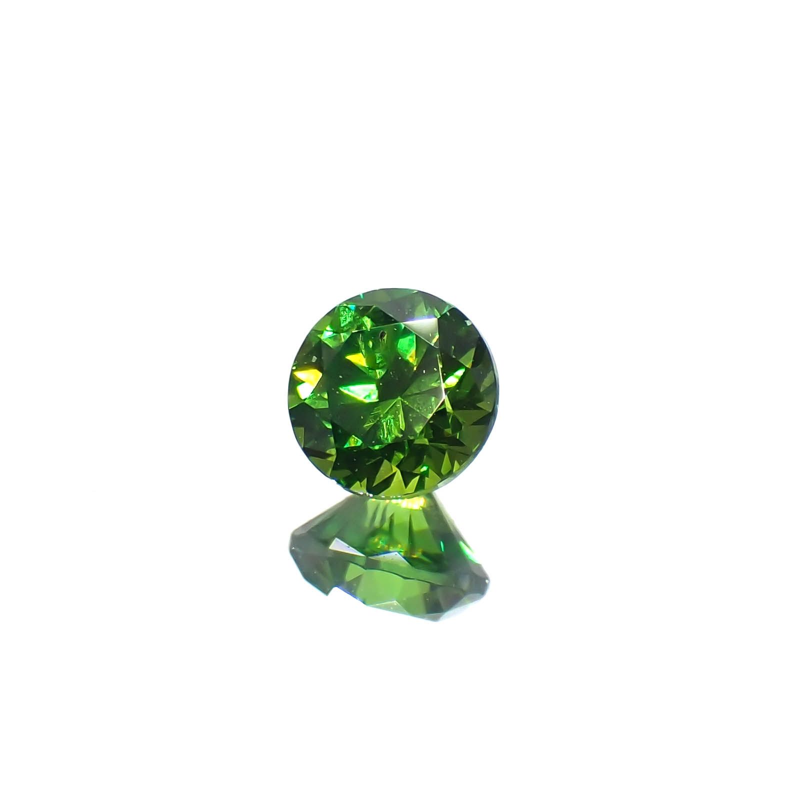 デマントイドガーネット ロシア産 0.24ct[231224557]3.6x3.5mm前後