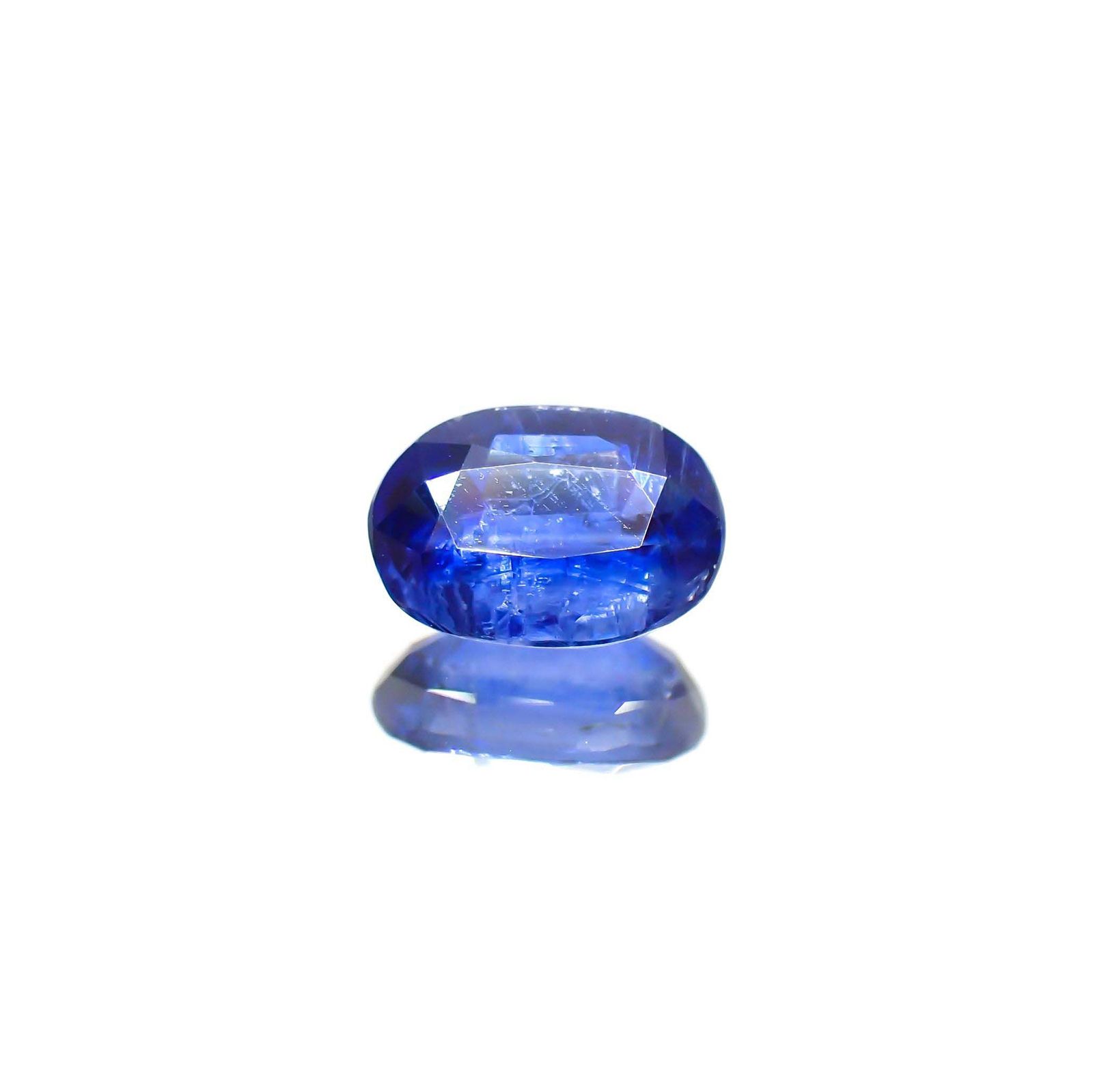 カイヤナイト(宝石名カイヤナイト)ネパール産 識別済 1.00ct / 7.2x5.2mm前後 [230622477]