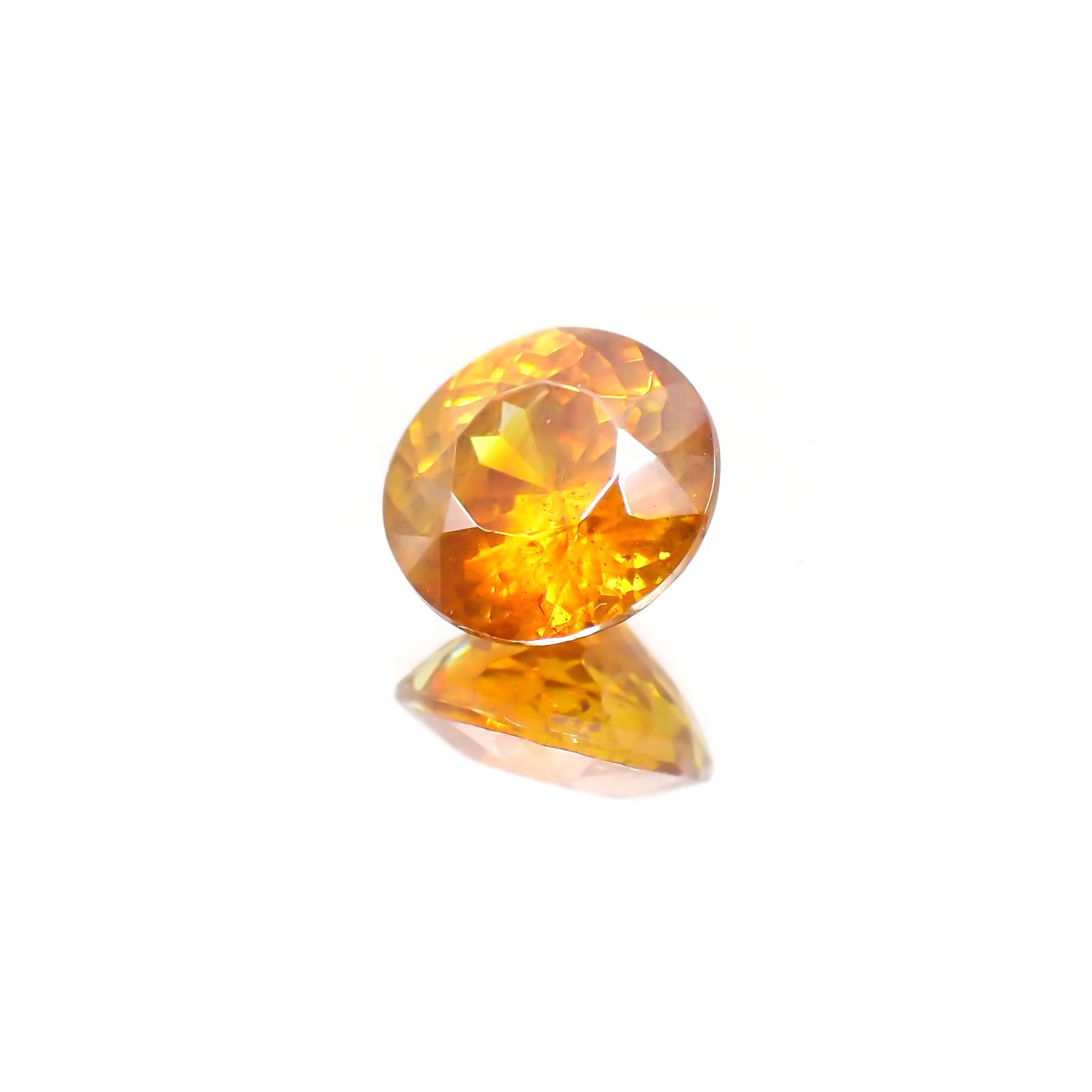 スファレライト(宝石名スファレライト) スペイン産 2.65ct 識別済[20129322]8.2×8.2mm前後
