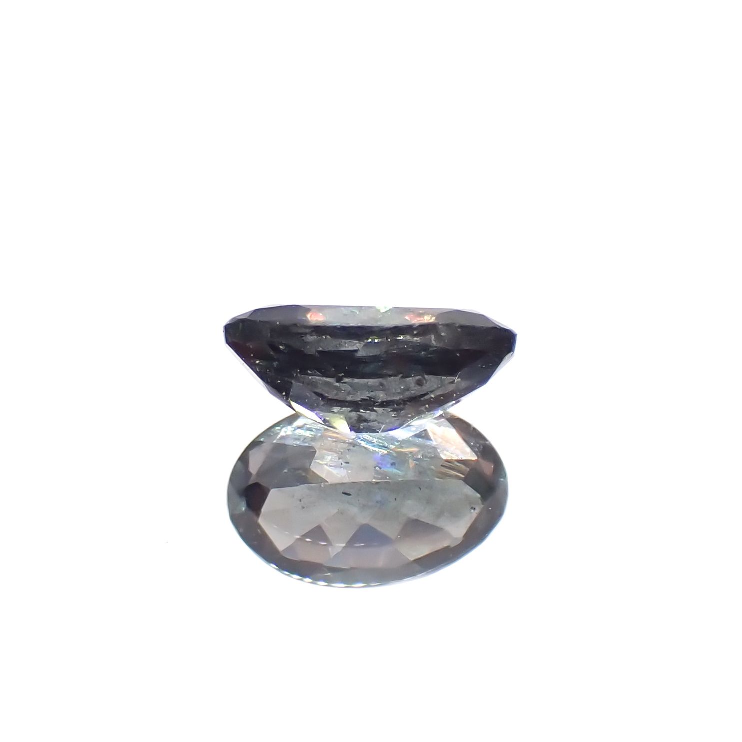 ベキリーブルーガーネット（カラーチェンジガーネット アレキタイプ） マダガスカル・ベキリー産 0.48ct[240223001]5.8x3.9mm前後
