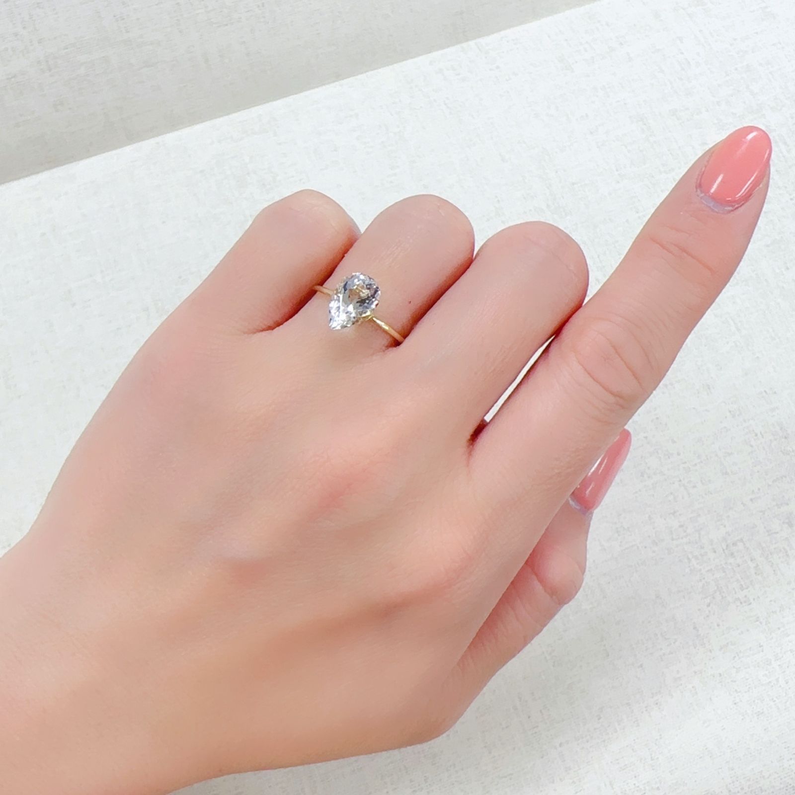 レムリアンシードクリスタル(保証シール付き) ブラジル産 1.85ct[230220784]10.1x7mm前後