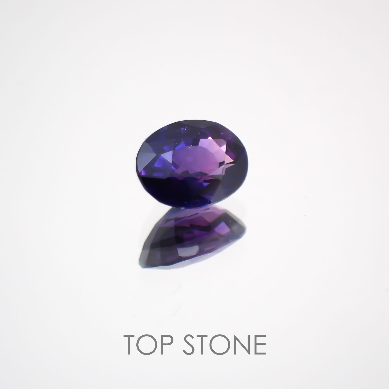 バイカラーサファイア(宝石名バイカラー・サファイア) タンザニア産 0.50ct 識別済[210410591]5.3×4.1mm前後