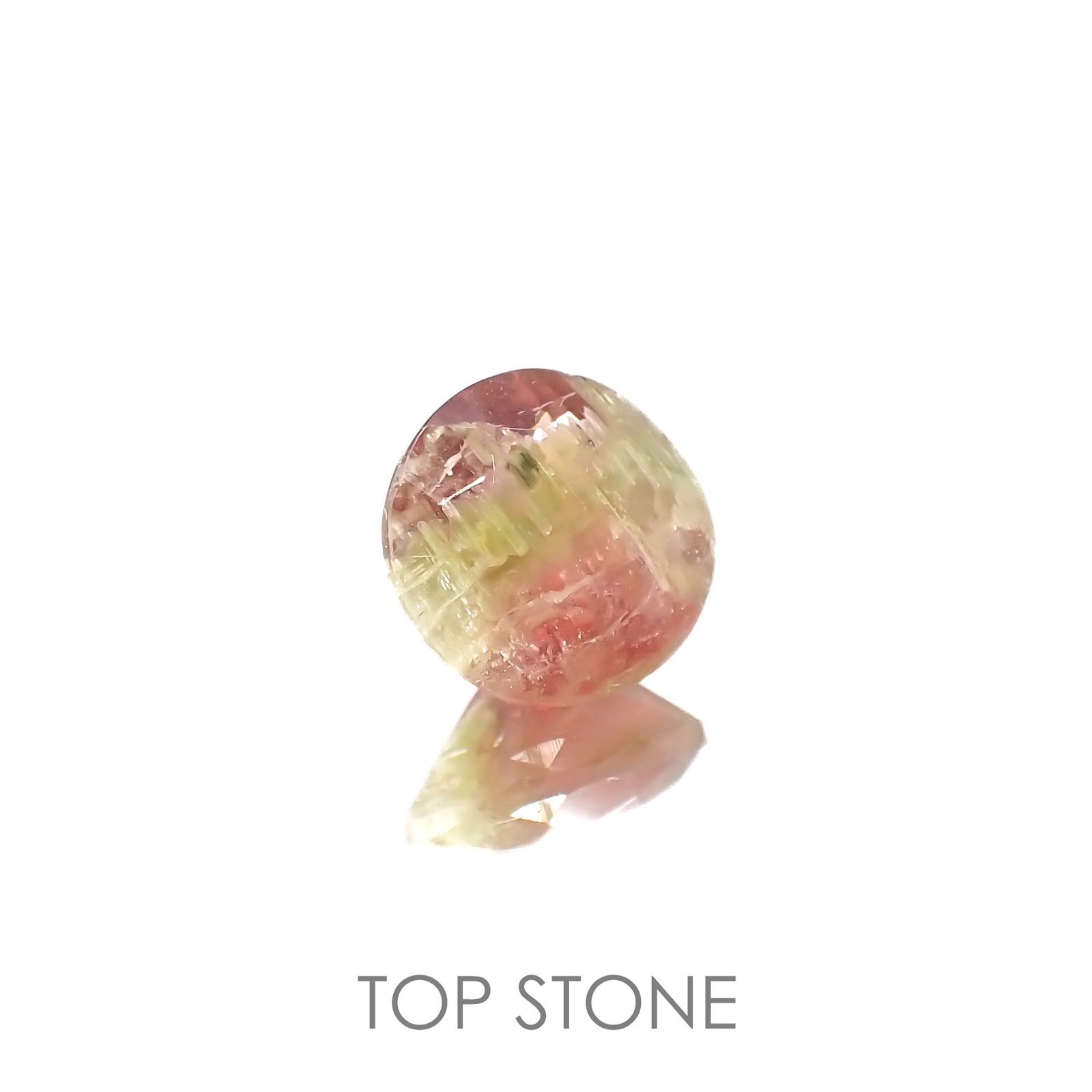 ゼブラトルマリン ブラジル産 1.69ct[220716932]7.8x7.9mm前後