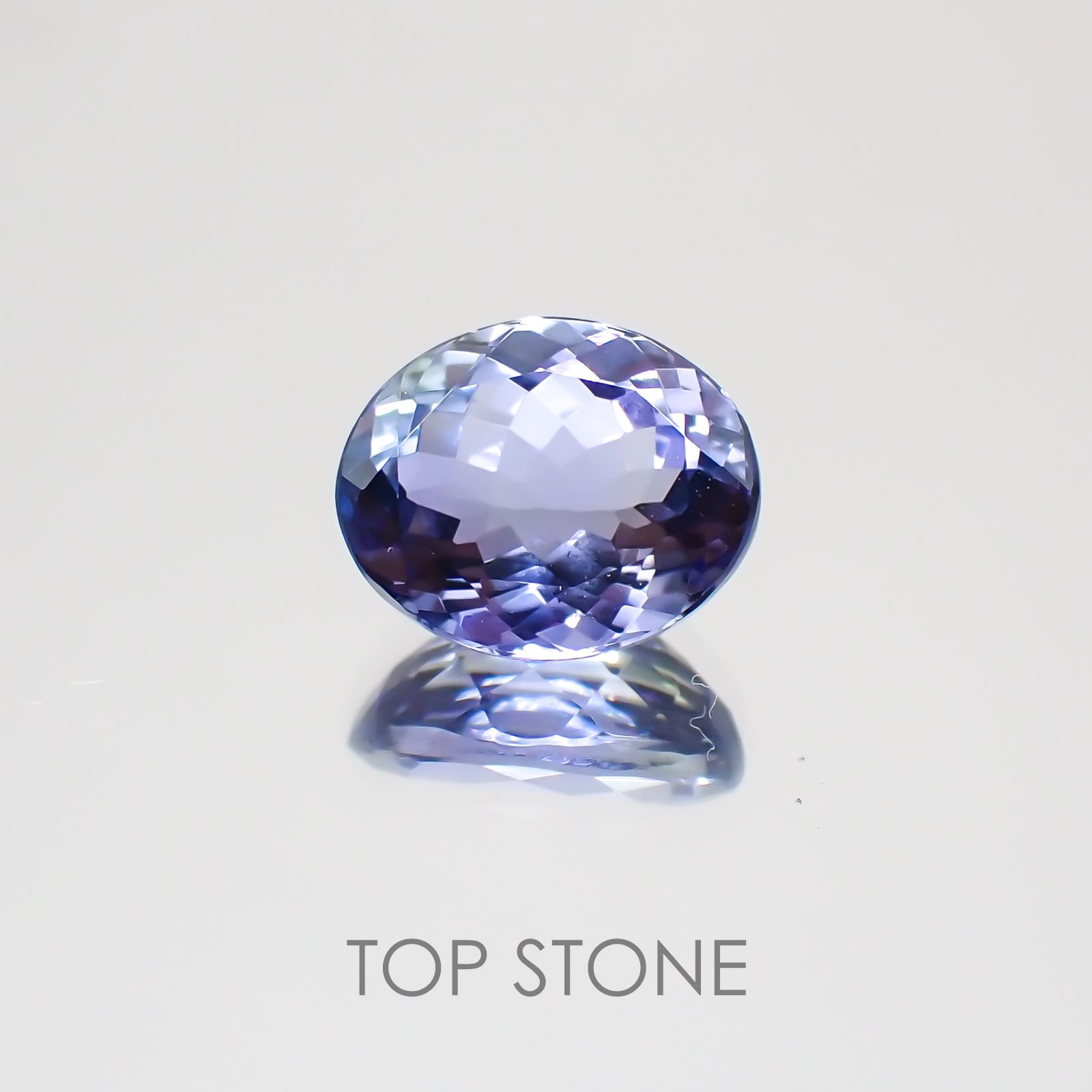 パーティーカラータンザナイト(ゾイサイト) タンザニア産 ルース 1.94ct[21019453]8.5×7mm前後