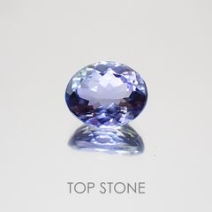 パーティーカラータンザナイト(ゾイサイト) タンザニア産 ルース 1.94ct[21019453]8.5×7mm前後