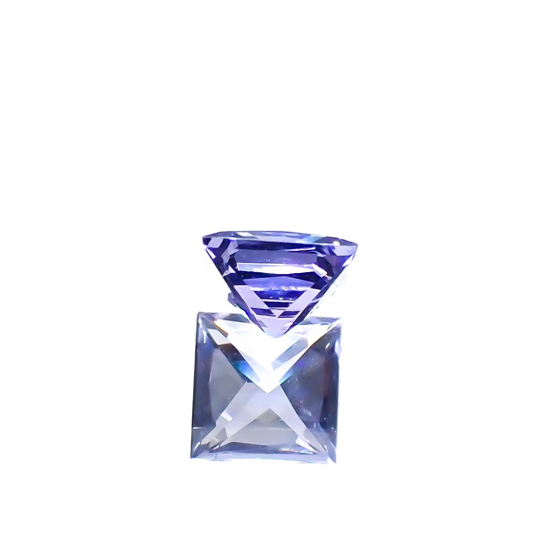 ◇プリンセスカット◇タンザナイト タンザニア産 0.29ct[240427139]3.8x3.8mm前後
