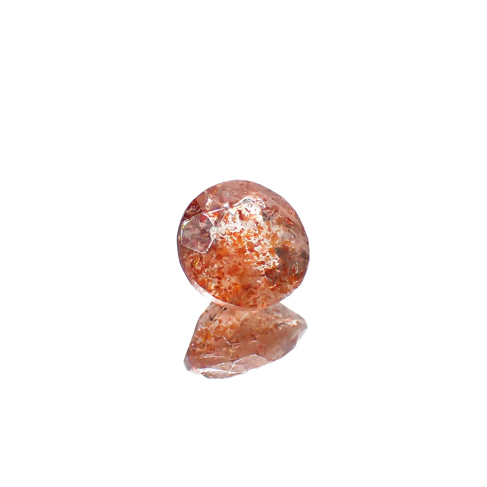 イリュージョンサンストーン タンザニア産 1.84ct[240728543]7.8x7.8mm前後