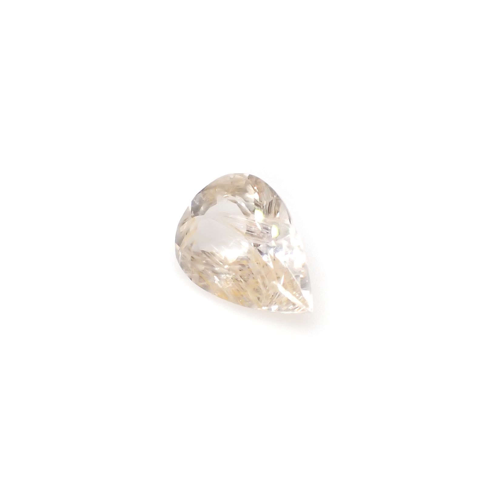 ニードルイントパーズ(チューブイントパーズ) ブラジル・ミナスジェライス州産 14.97ct[240225888]18.9x13.2mm前後