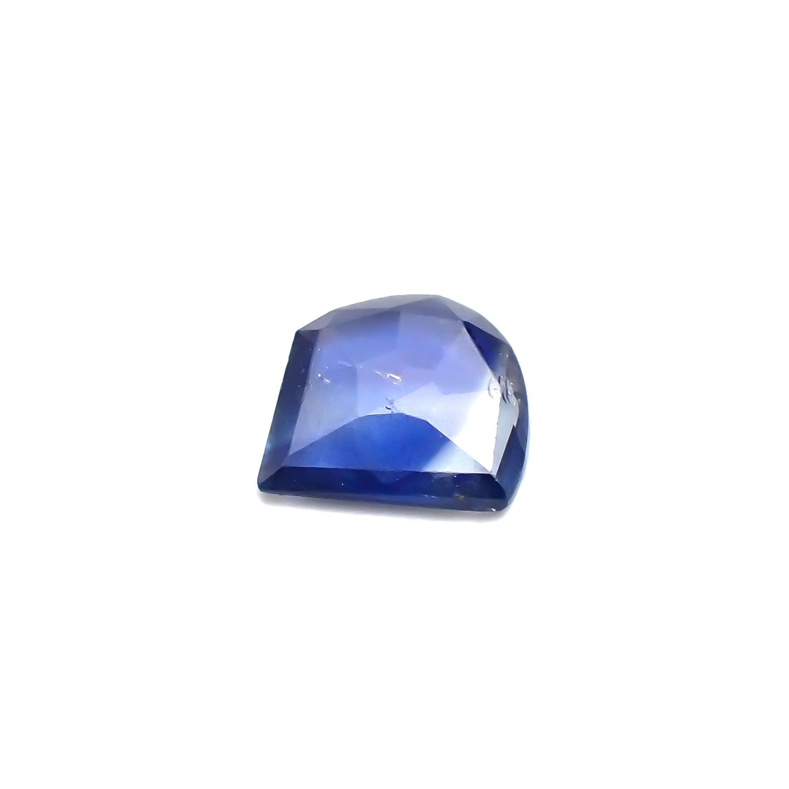 ◇カスタムカット◇サファイア(宝石名サファイア) マダガスカル産 0.57ct 識別済[210913200]5.9×5.5mm前後