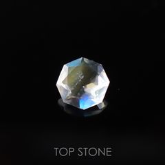 ◇オクタゴンカット◇レインボームーンストーンSA(宝石名アンデシン・ラブラドライト) インド・タミルナードゥ産 0.24ct 識別済[210611024]4.3×4.3mm前後