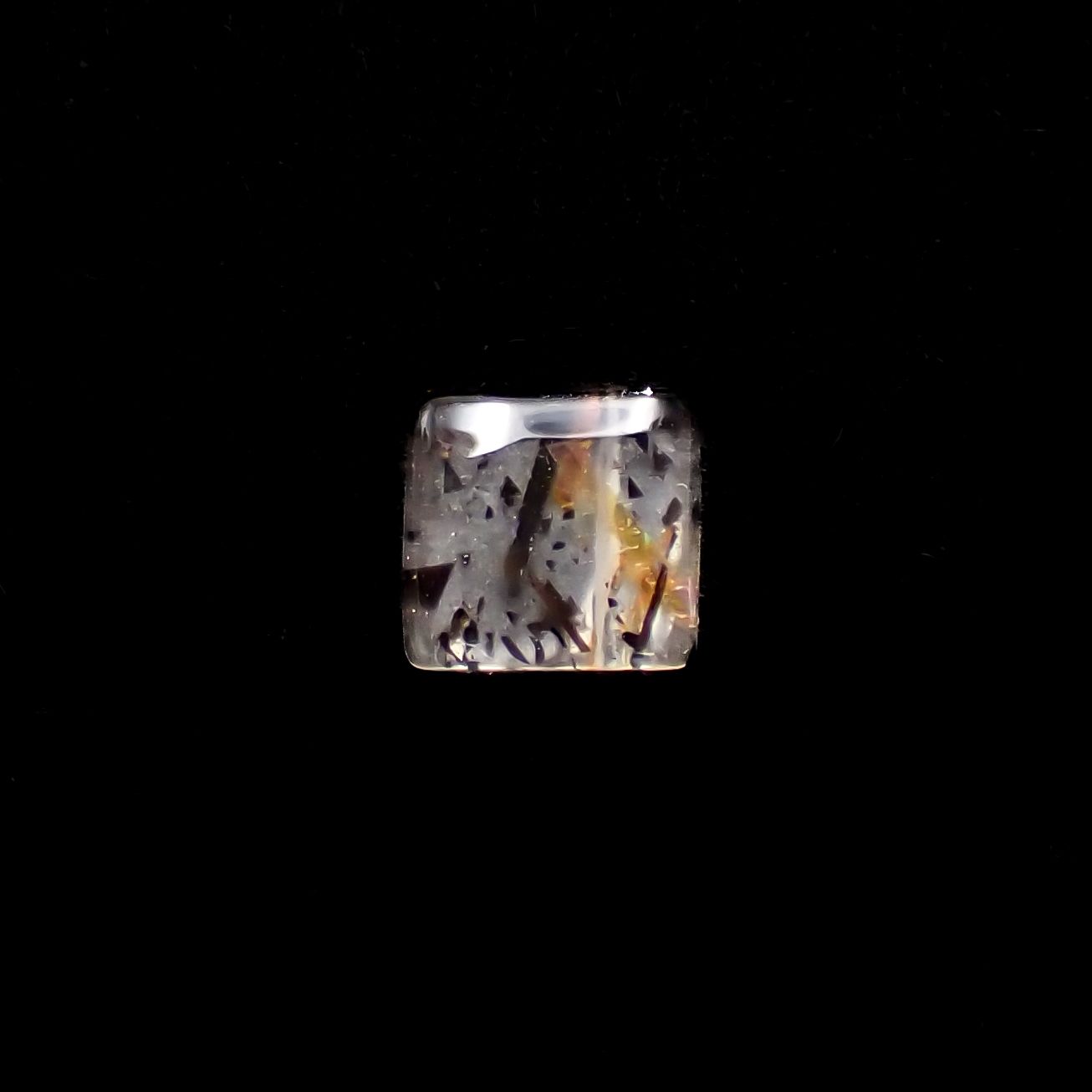 レインボーラティスサンストーン オーストラリア産 0.29ct[230321089]4.5x4.3mm前後