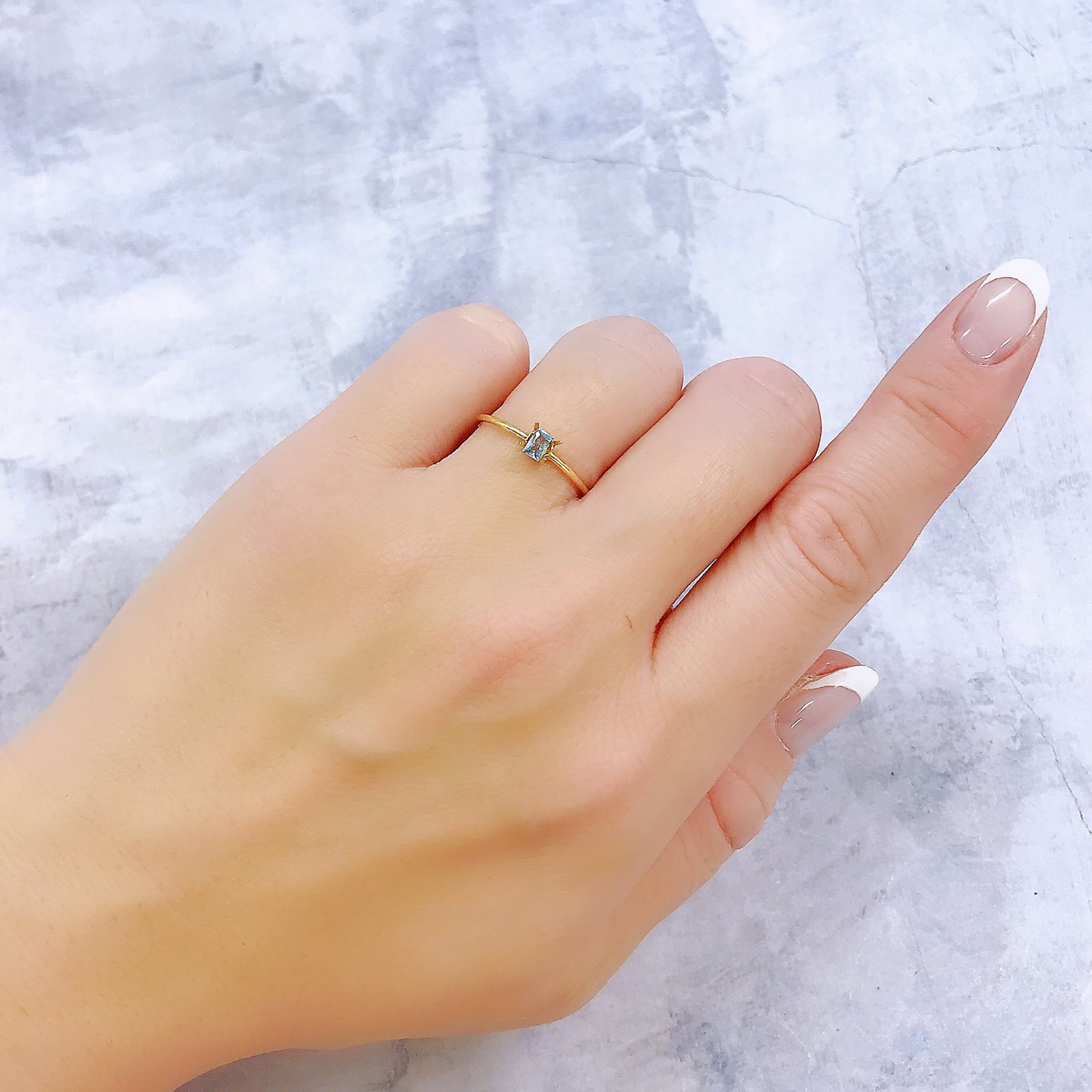 ブルーグリーンコーネルピン(宝石名コーネルピン)タンザニア産 0.15ct 識別済[240219242]3.4x2.3mm前後
