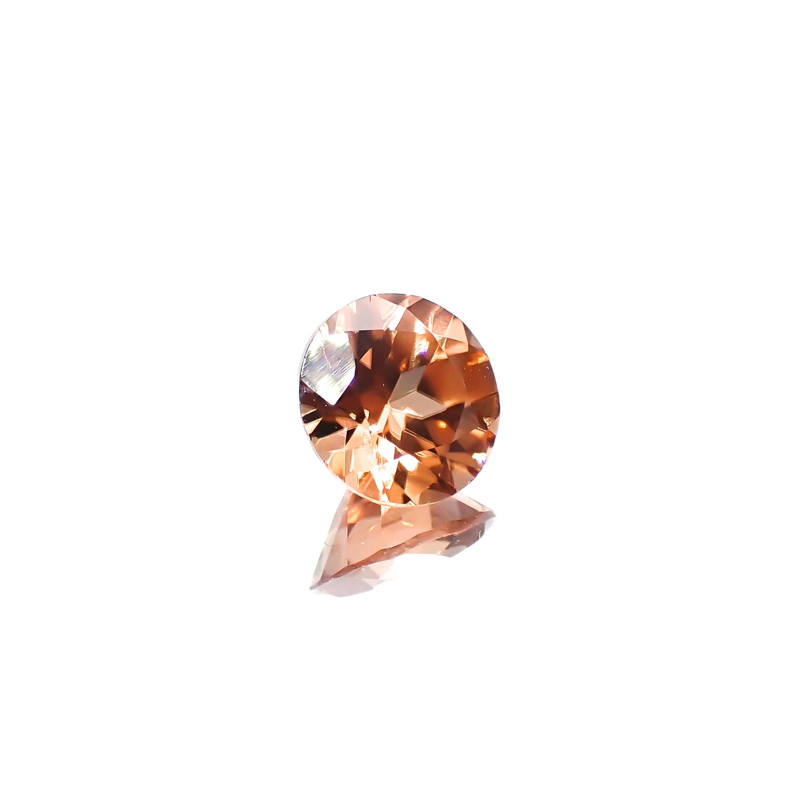 オレンジジルコン スリランカ/カンボジア産 1.82ct[240628114]7.1x7mm前後