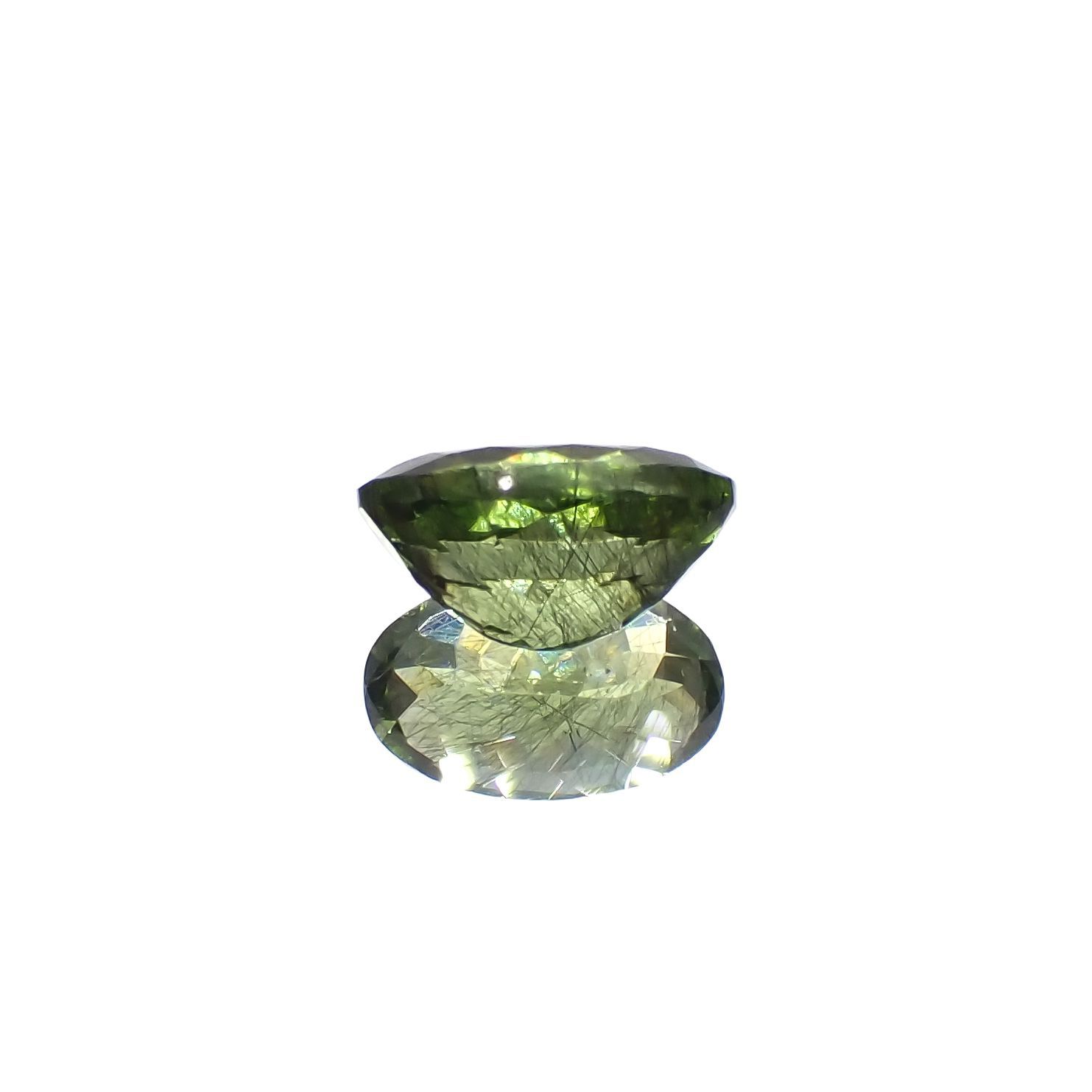 ルドウィジャイトインペリドット パキスタン産 2.82ct[230220734]10.6x6.6mm前後