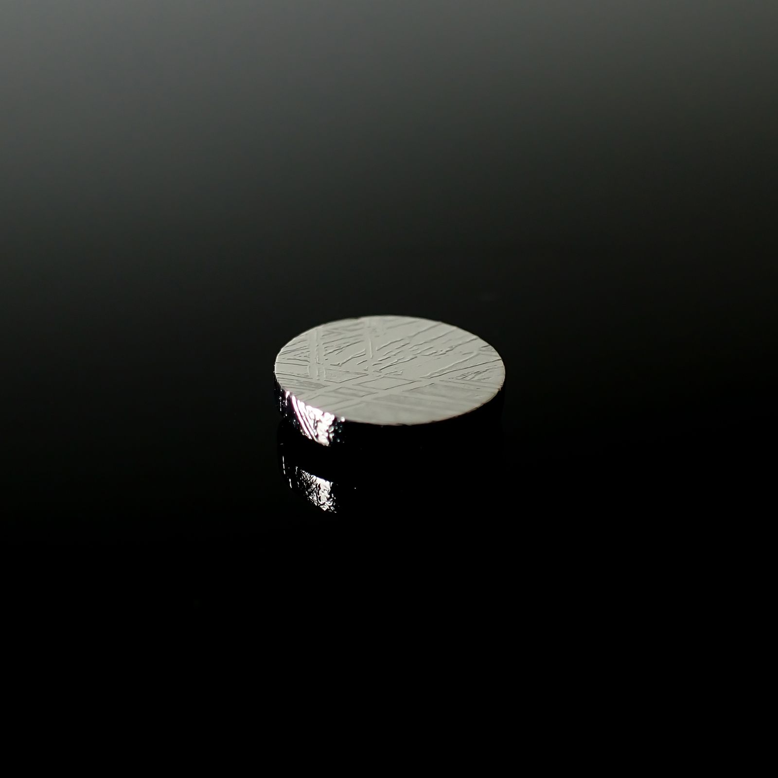 ムオニナルスタ隕石 発見地:スウェーデン 7.29ct[240125733]10.4x10.4mm前後