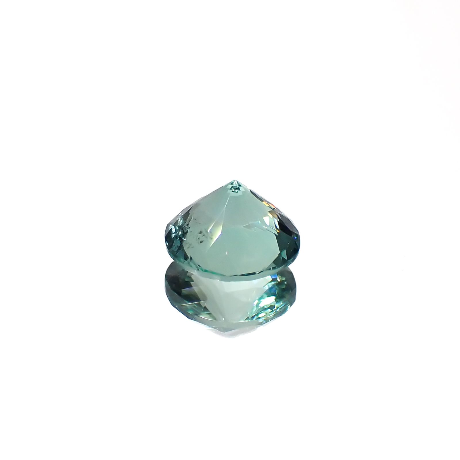 フローライト フルオレッセンス イギリス・ダイアナマリア鉱山産 1.38ct[240527700]7.2x7.1mm前後