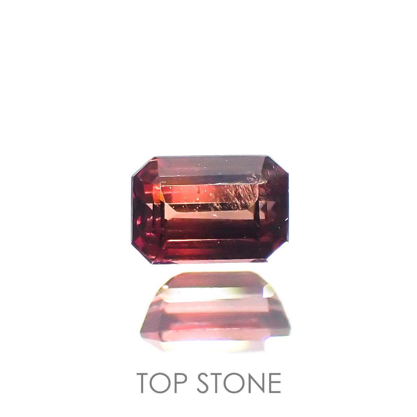 バイカラーサファイア(宝石名バイカラー・サファイア) マダガスカル/タンザニア産 0.22ct 識別済[210912489]3.7×2.6mm前後