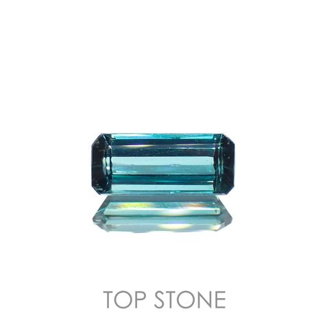 ブルートルマリン(宝石名トルマリン)アフガニスタン産 0.62ct 識別済[221219472]7.8x3.3mm前後
