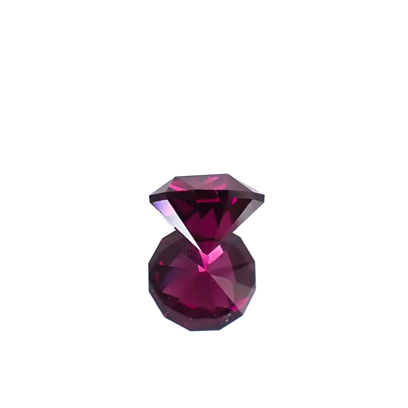 ◇カスタムカット◇グレープガーネット インド産 1.87ct [250530419]7.2x7.2mm前後