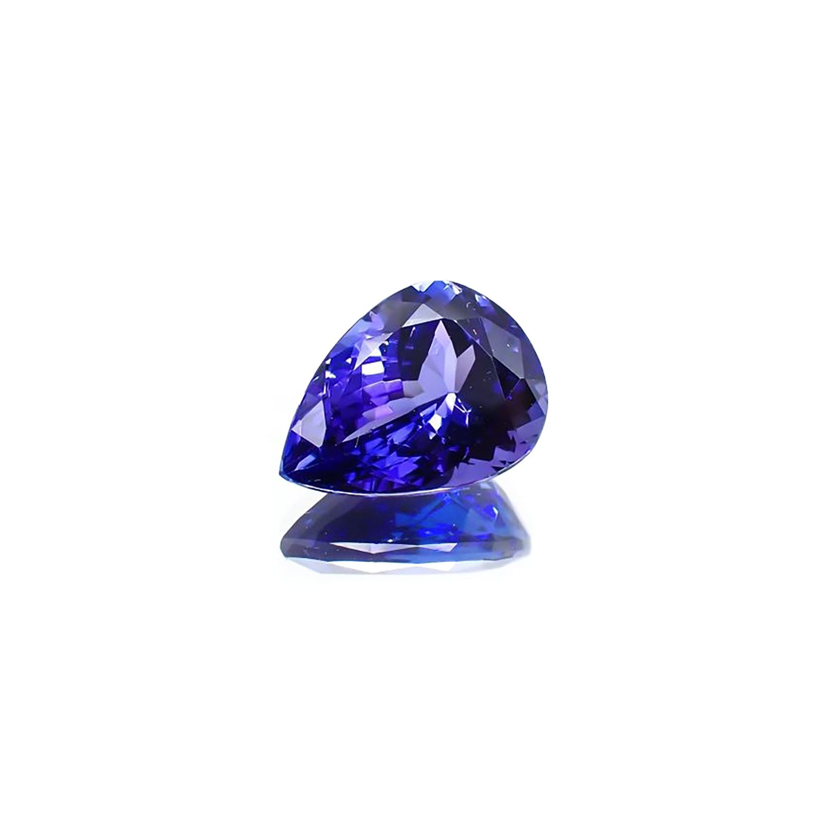 タンザナイト(宝石名タンザナイト) タンザニア産 ソ付(彩珠) 4.384ct / 12.1x9mm前後 [210310317]