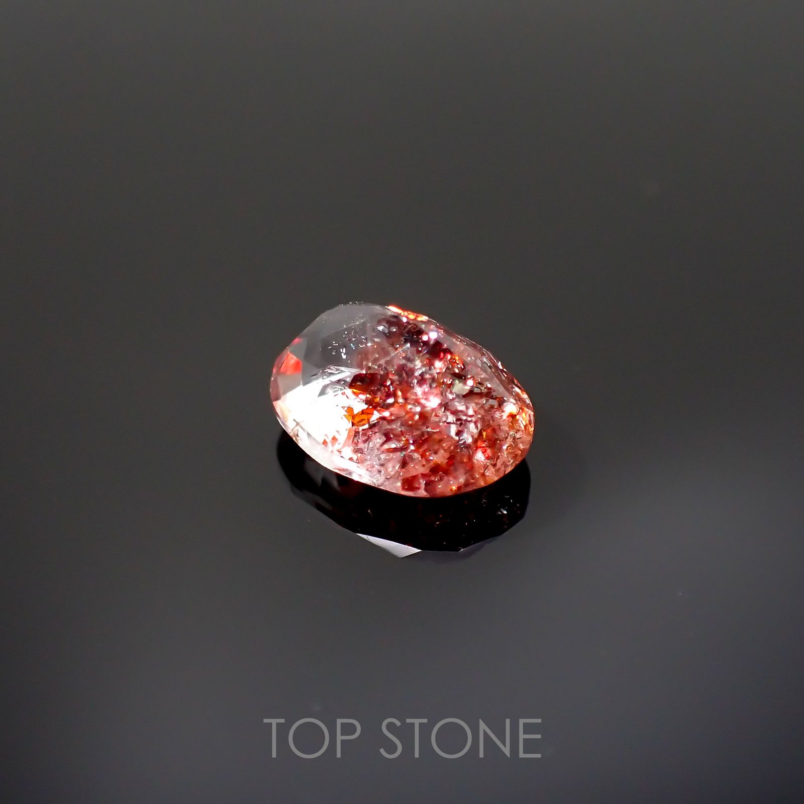 ファイヤークォーツ ナイジェリア産 1.98ct[220114746]9.3x7.1mm前後