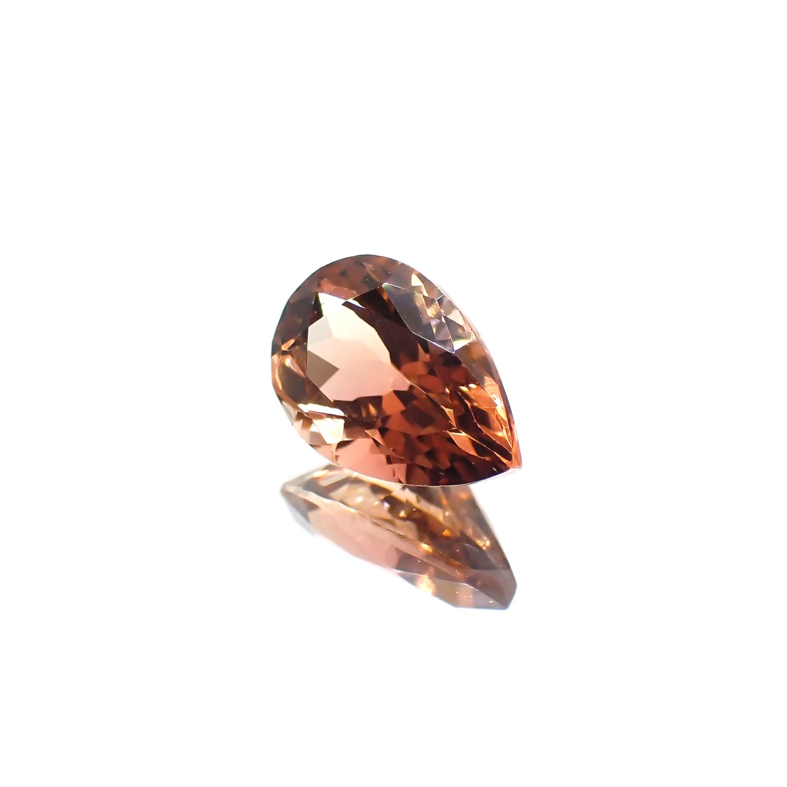バイカラートルマリン(宝石名バイカラー・トルマリン) コンゴ民主共和国産 1.970ct ソ付(彩珠)[211013602]10.2×7mm前後
