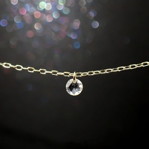 ◇La terre(ラ・テール)◇K18ダイヤモンドチャーム TTLC/SI(宝石名ダイアモンド) 0.10ct 識別済[220515746]2.7x2.7mm前後
