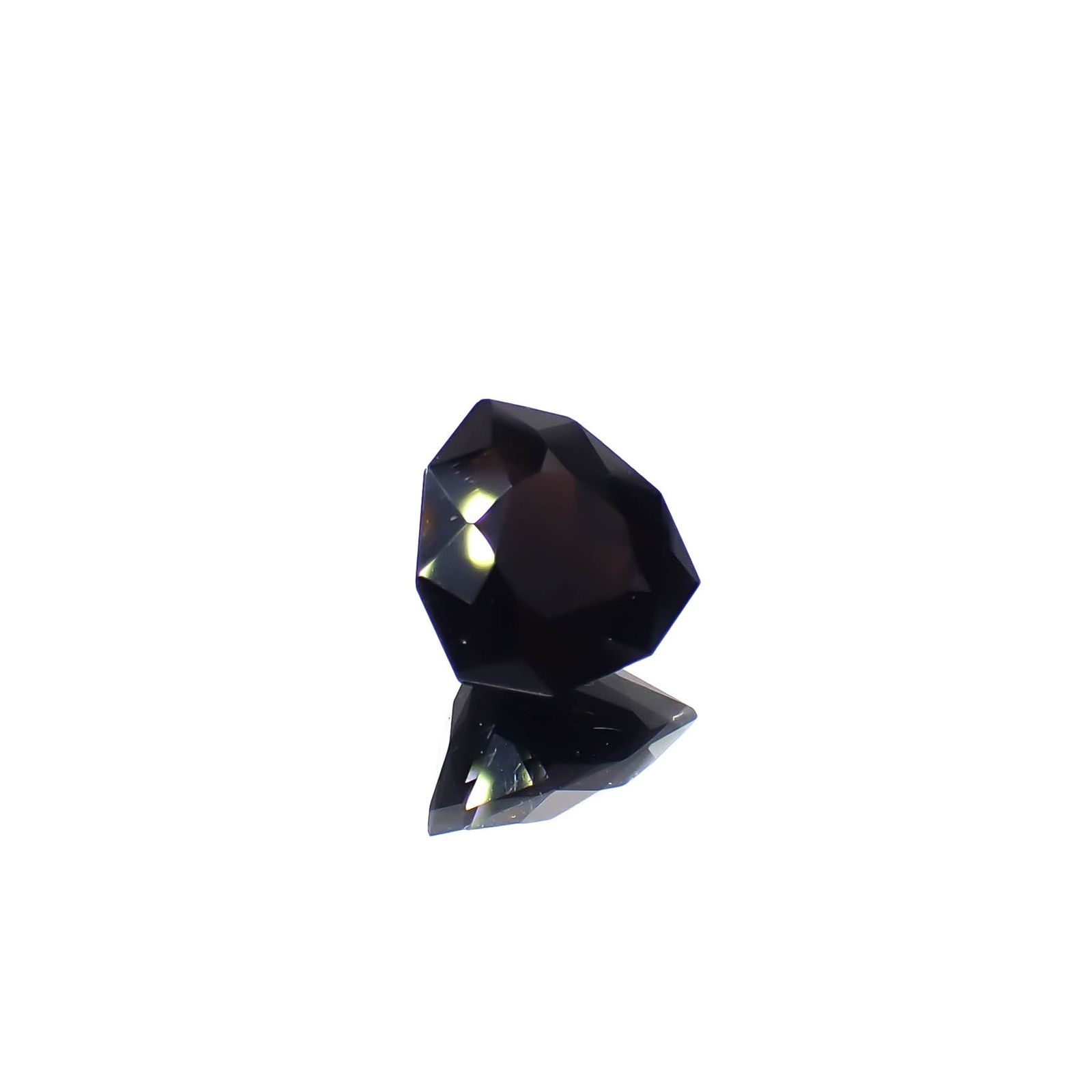 ◇カスタムカット◇モリオン チベット産 2.62ct[240527642]9.3x9.2mm前後