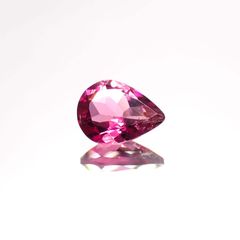 ピンクトルマリン(宝石名ピンク・トルマリン)ブラジル産 0.99ct 識別済[230722942]8.2x6.2mm前後