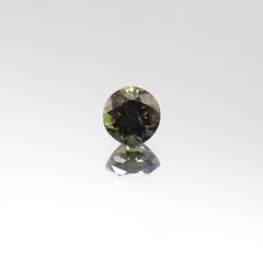 ゴールドシーンサファイア(宝石名シーン・サファイア)ケニア産 0.36ct 識別済[231023799]3.9x3.9mm前後