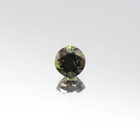 ゴールドシーンサファイア(宝石名シーン・サファイア)ケニア産 0.36ct 識別済[231023799]3.9x3.9mm前後