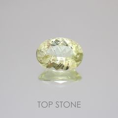 ブラジリアナイト(宝石名ブラジリアナイト) ブラジル産 1.44ct 識別済[19111561]8.5×6.4mm前後