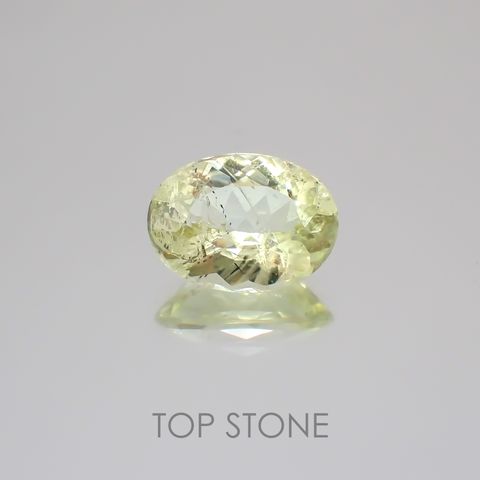 ブラジリアナイト(宝石名ブラジリアナイト) ブラジル産 1.44ct 識別済[19111561]8.5×6.4mm前後