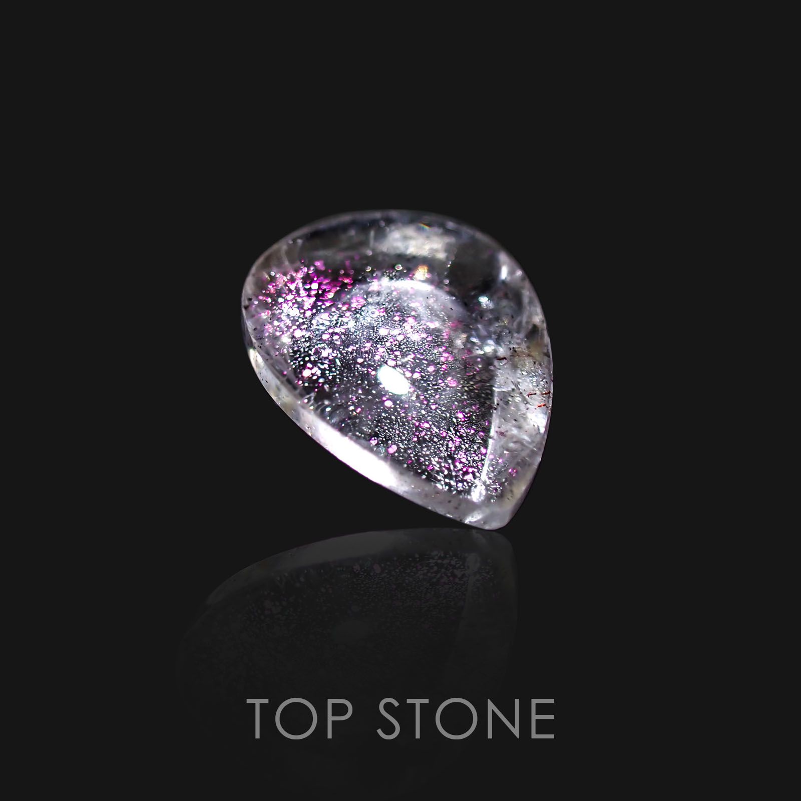 ティンカーベルクォーツ ブラジル産 9.02ct[20128635]16.4×12.7mm前後