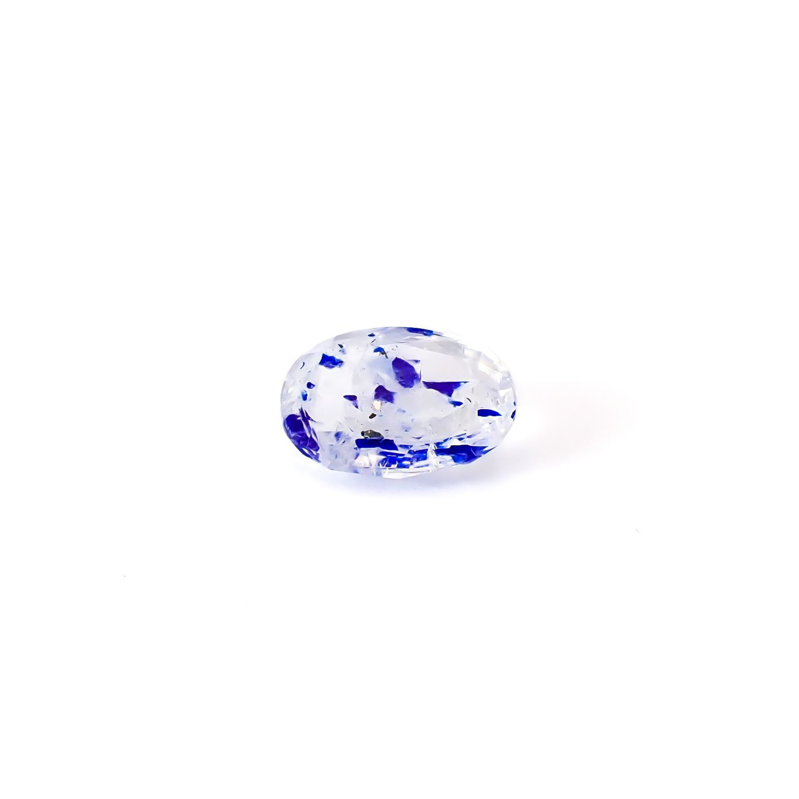 ラズライトインソーダライト フルオレッセンス アフガニスタン産 1.85ct / 10.2x7.2mm前後 [260431993]