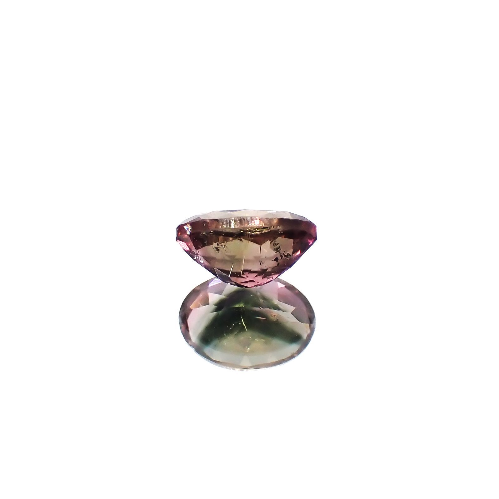バイカラートルマリン ブラジル産 0.88ct[230220403]7x5.1mm前後