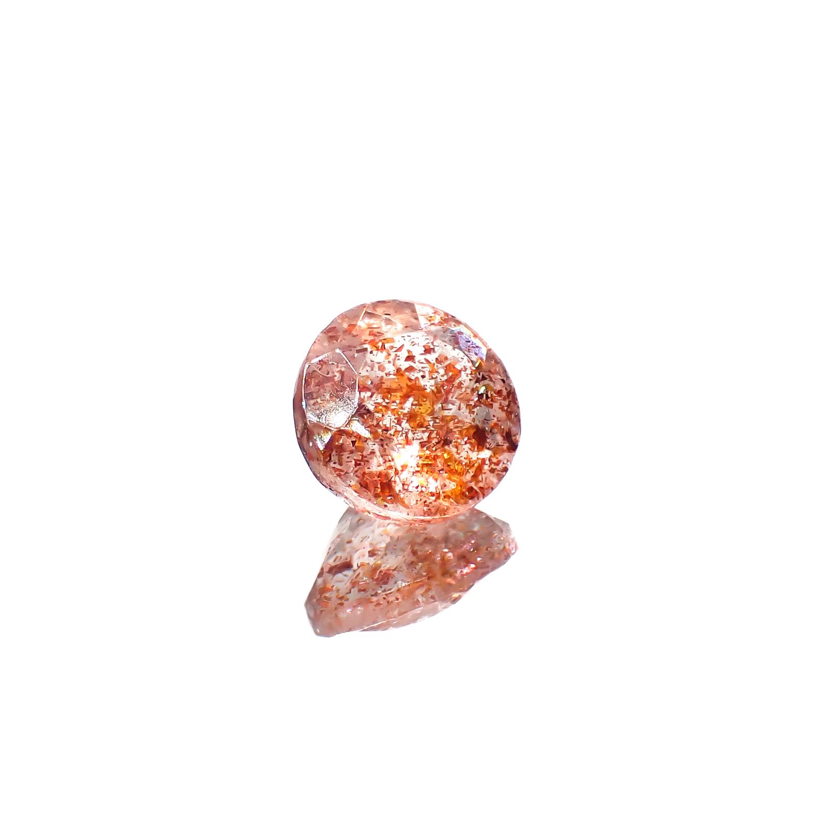 イリュージョンサンストーン タンザニア産 1.65ct[240728541]7.7x7.7mm前後