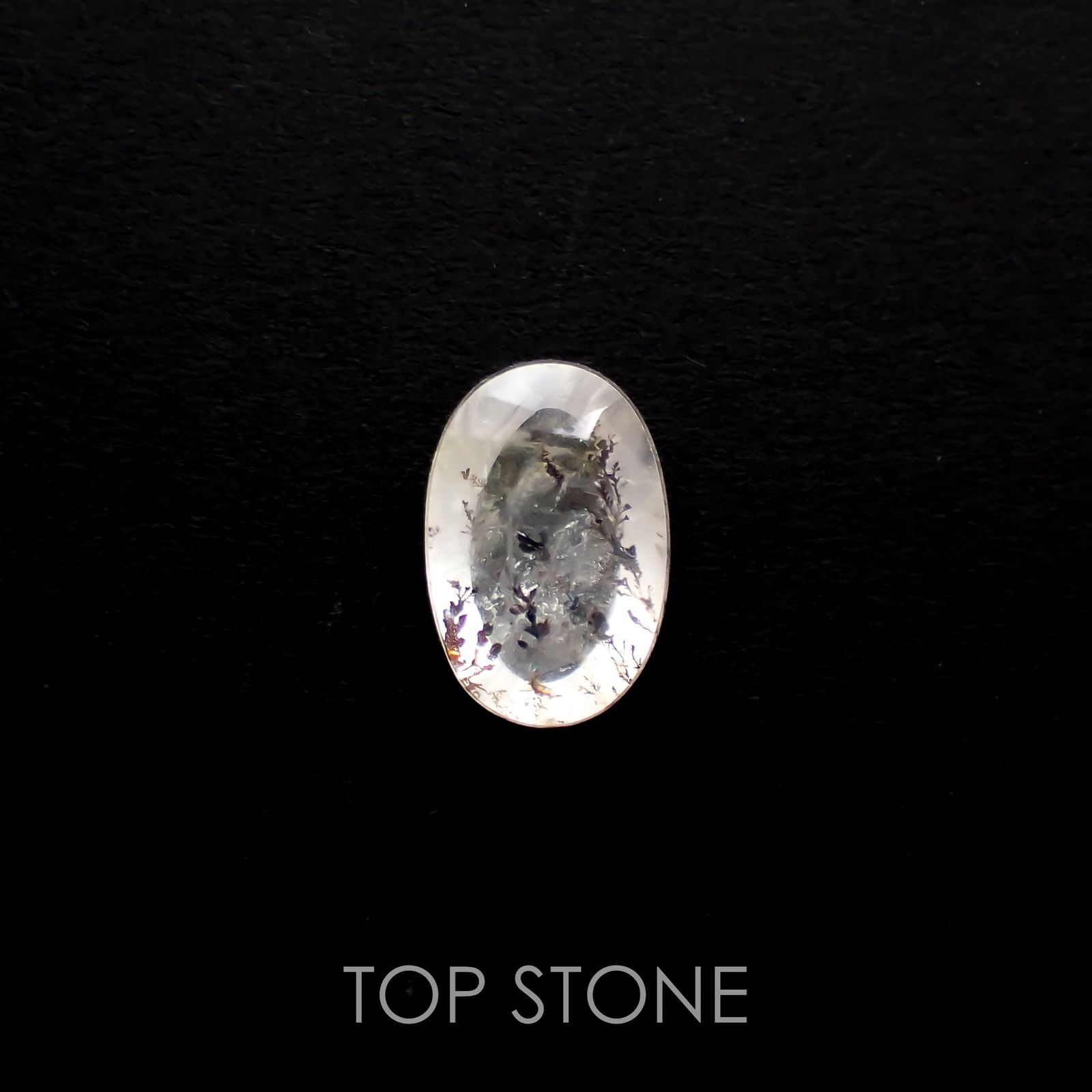 デンドリチッククォーツ ブラジル産 2.68ct[230120001]11.6x7.6mm前後