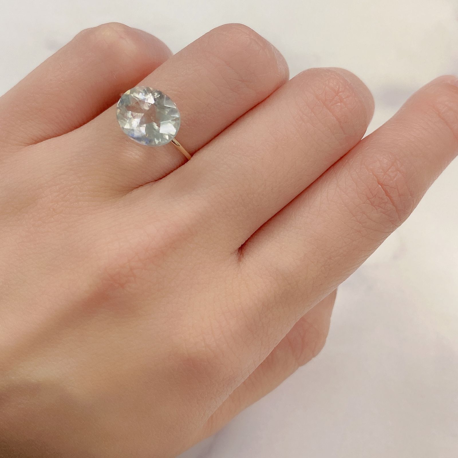 ハイアライトオパール(宝石名オパール)メキシコ産 2.63ct 識別済[230522216]10.6x9mm前後