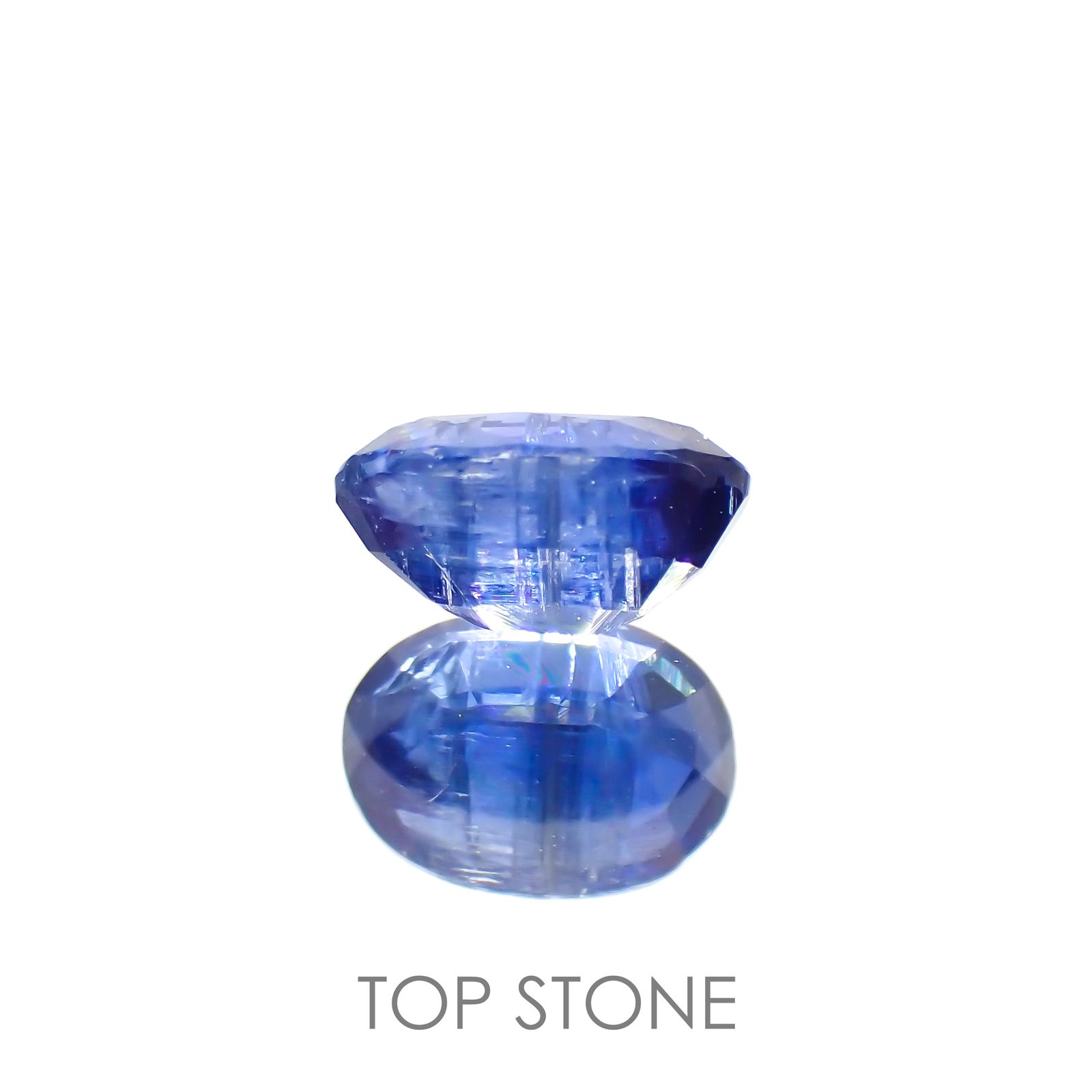 カイヤナイト(宝石名カイヤナイト) ネパール産 1.08ct 識別済[20095283]7.1×5mm前後