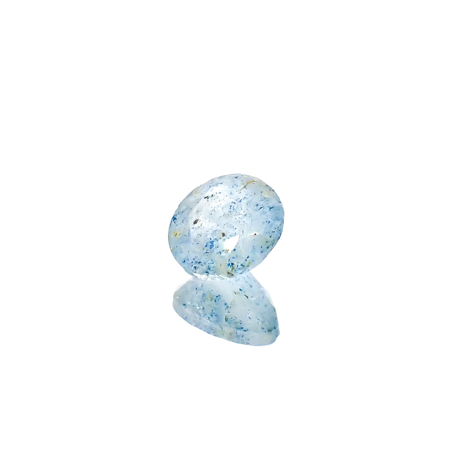ラズライトインクォーツ アフガニスタン産 1.29ct[240125841]7.1x7mm前後