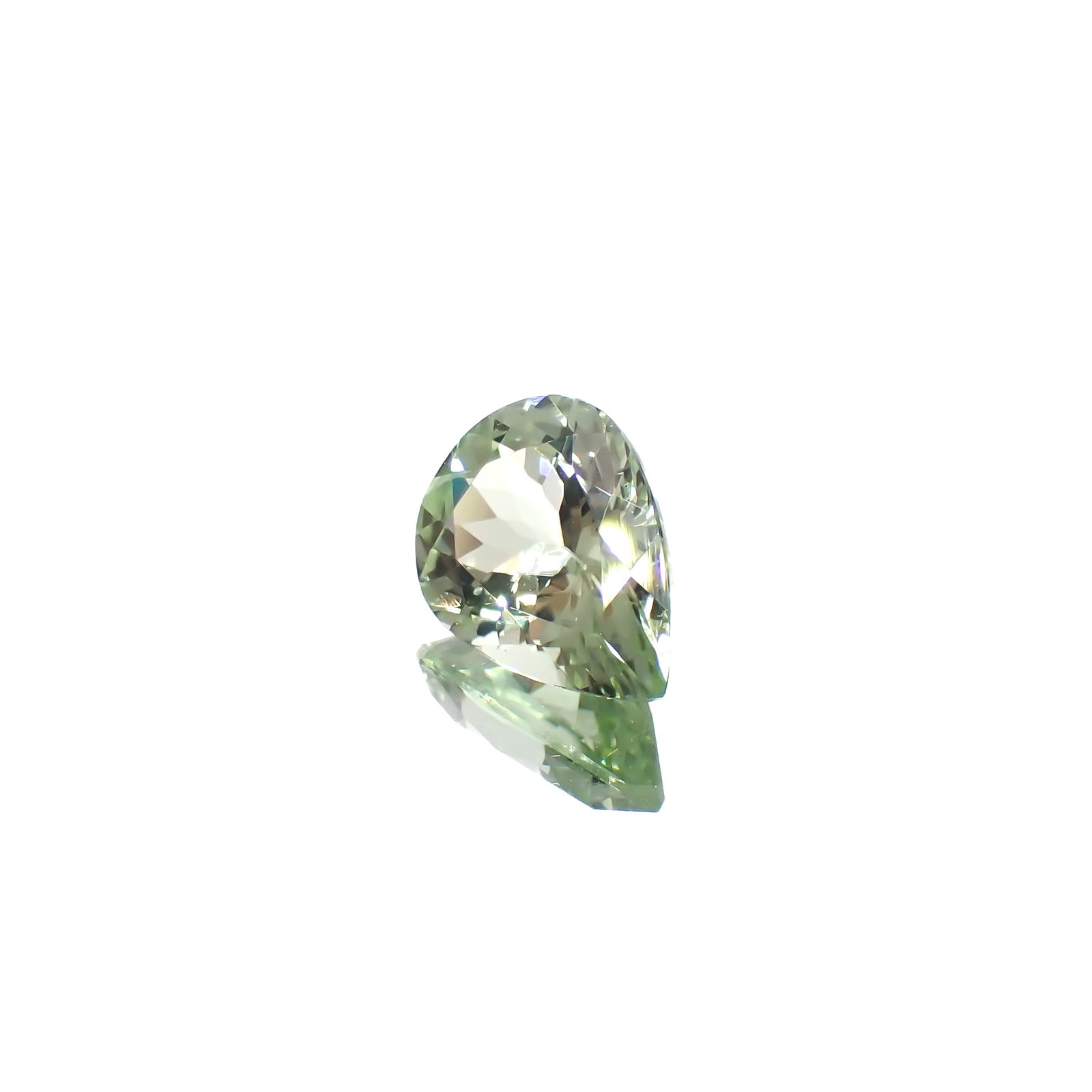 グリーントルマリン(宝石名トルマリン)ナイジェリア産 2.76ct 識別済[240628123]11.4x8.3mm前後